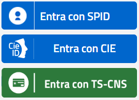 ENTRA CON SPID,CIE,CNS